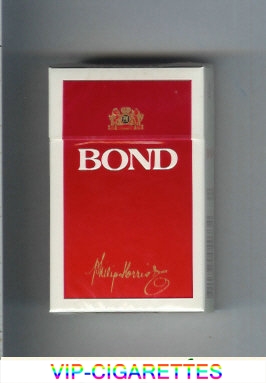 Bond red cigarettes Sweden