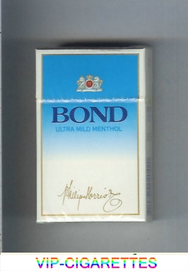 Bond Ultra Mild Menthol cigarettes Sweden