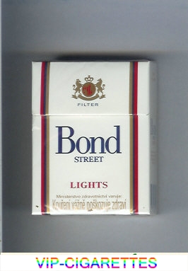 Bond Street Lights cigarettes short USA