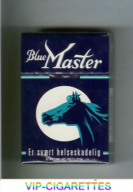 Blue Master cigarettes hard box Norway