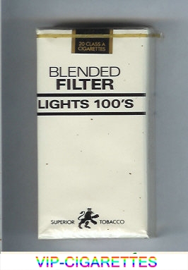 Blended Filter Lights 100s cigarettes USA