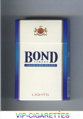 Bond Street cigarettes American Blend Lights Russia USA
