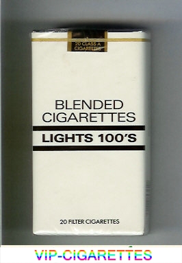 Blended Cigarettes Lights 100s USA