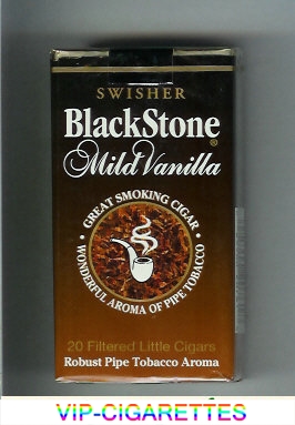 Black Stone Mild cigarettes Vanilla Swisher Little Cigars USA