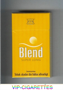 Blend super long cigarettes yellow