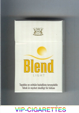 Blend Light cigarettes white sweden