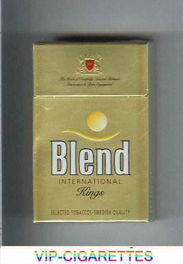 Blend International kings cigarettes Sweden
