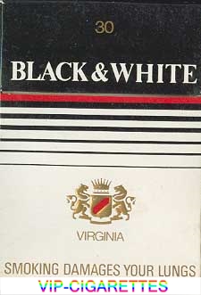 Black and White Virginia cigarette England