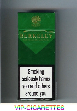 Berkeley Menthol cigarettes green England