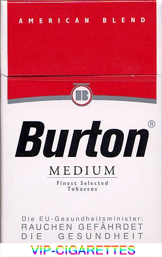 Burton Medium cigarettes American Blend Germany