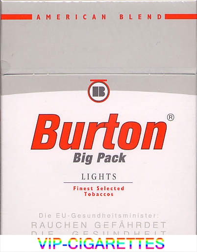 Burton big pack Lights cigarettes American Blend Germany