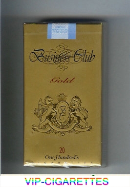Business Club Gold cigarettes long soft box