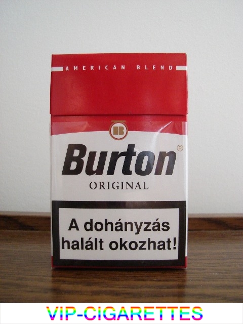 Burton original cigarette Full Flavor American Blend