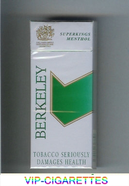 Berkeley superngs menthol cigarettes grey