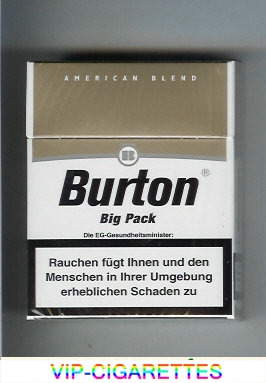 Burton big pack cigarettes Germany