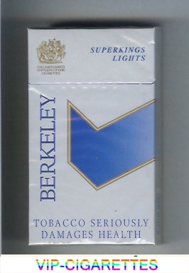 Berkeley superngs lights cigarettes grey