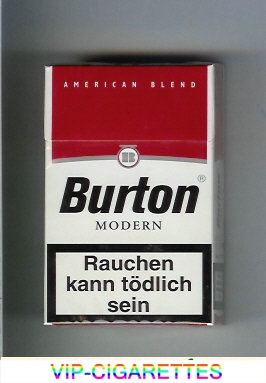 Burton Modern cigarette American Blend Germany