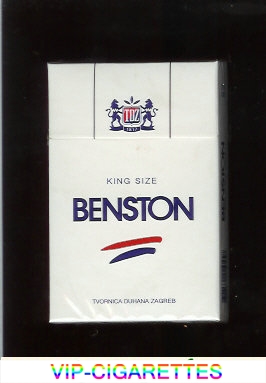  In Stock Benston king size cigarettes with two horizontal lines Croatia Online
