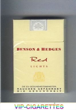 Benson and Hedges Red Lights cigarettes England Germany