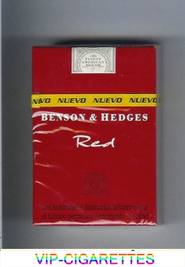 Benson and Hedges Red cigarette england