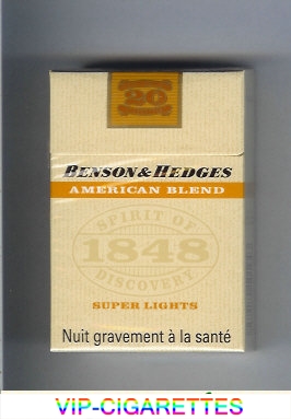 Benson Hedges American Blend Super Lights cigarettes France