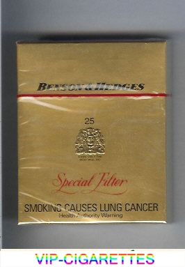 Benson Hedges 25 cigarettes Special Filter Australia
