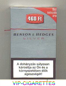 Benson and Hedges Silver cigarette England and Hungary