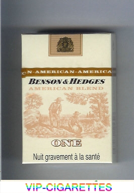 Benson and Hedges American Blend One cigarette France