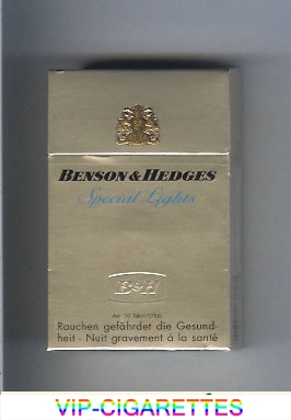 Benson Hedges Special Lights cigarette Switzerland