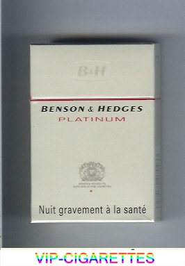 Benson Hedges Platinum cigarette France