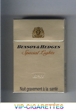 Benson Hedges Special Lights cigarette France