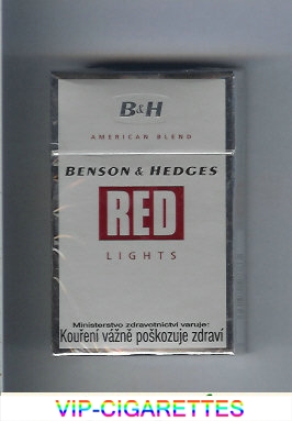 Benson Hedges Red Lights cigarettes American Blend Czechia