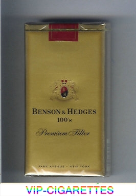 Benson Hedges 100s cigarerttes Premium Filter soft box