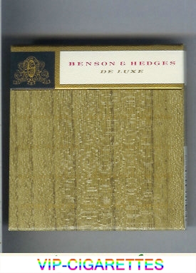 Benson and Hedges De Luxe cigarettes