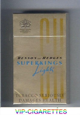 Benson and Hedges Superkings Lights cigarettes
