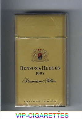 Benson and Hedges Premium Filter cigarettes