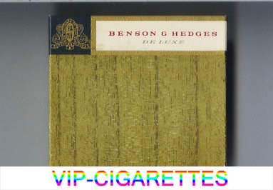 Benson and Hedges De Luxe cigarettes Park Avenue