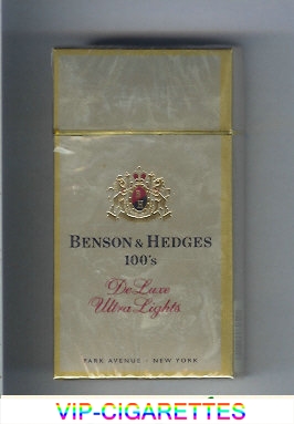  In Stock Benson Hedges 100s De Luxe Ultra Lights cigarettes Park Avenue Online