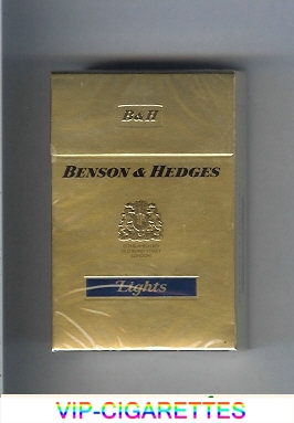 Benson and Hedges Lights cigarettes