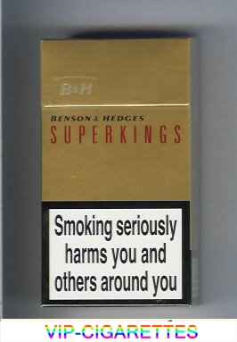Benson and Hedges Superkings cigaretrtes