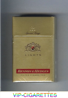 Benson Hedges Special Kings Lights cigarettes