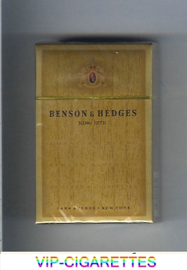 Benson and Hedges king size cigarettes Park Avenue Premium Quality