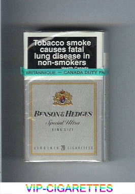 Benson and Hedges Special Ultra cigarettes
