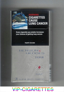 Benson & Hedges Silver Lights 100s cigarettes