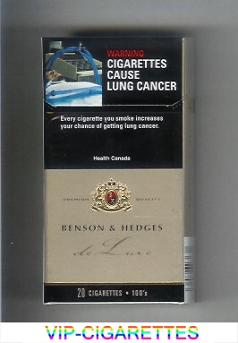Benson and Hedges de Luxe Ultra Lights cigarettes
