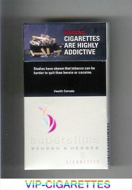 Benson and Hedges Superslims cigarettes