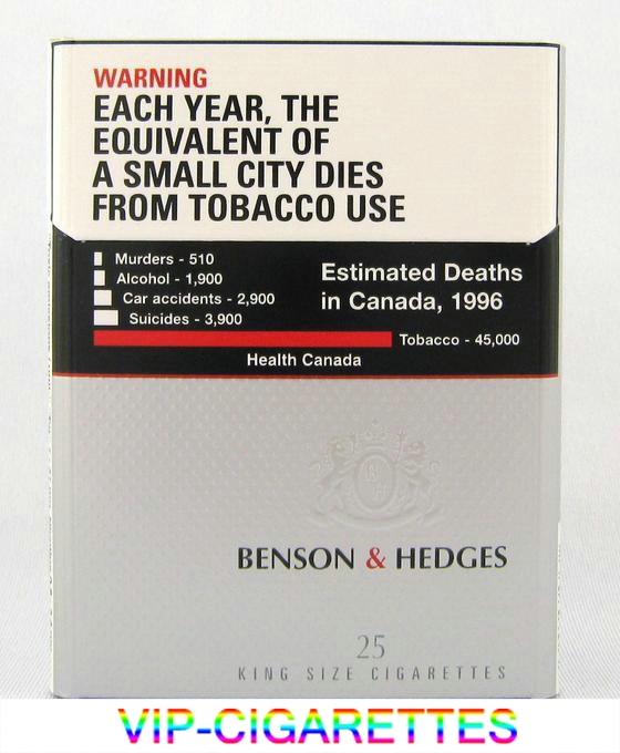 Benson and Hedges Silver Ultra 25 cigarettes king size