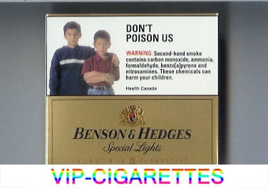 Benson and Hedges cigarettes Special Lights Virginia
