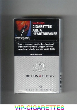 Benson and Hedges cigarettes Silver Ultra