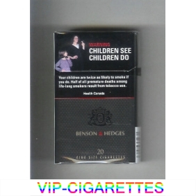 Benson and Hedges cigarettes Black